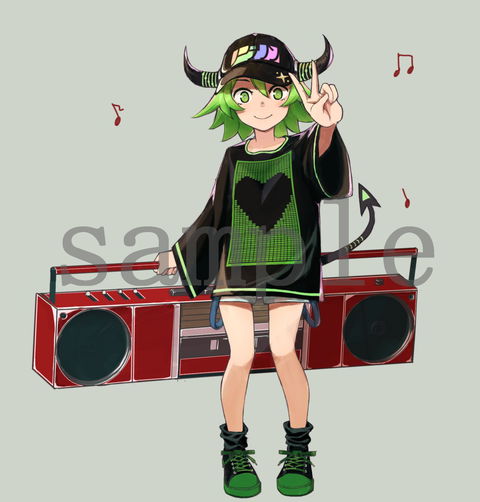 音楽好きな悪魔ちゃん